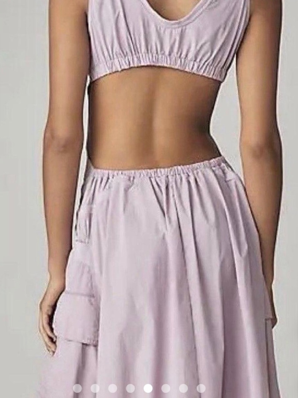 Anthropologie Dusty Mauve Sleeveless Midi Dress - Picture 8 of 8